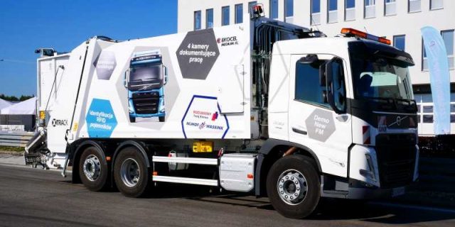 Ekologiczna śmieciarka elektryczna. Fot. Volvo Trucks